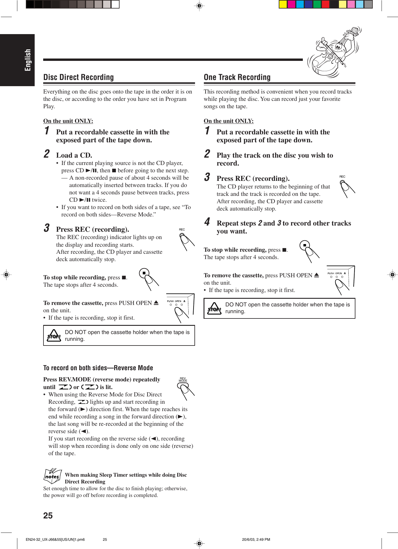 Jvc Ux J55vun J66v J55v Us Un User Manual J55vun J55vus Gvt0116 003b