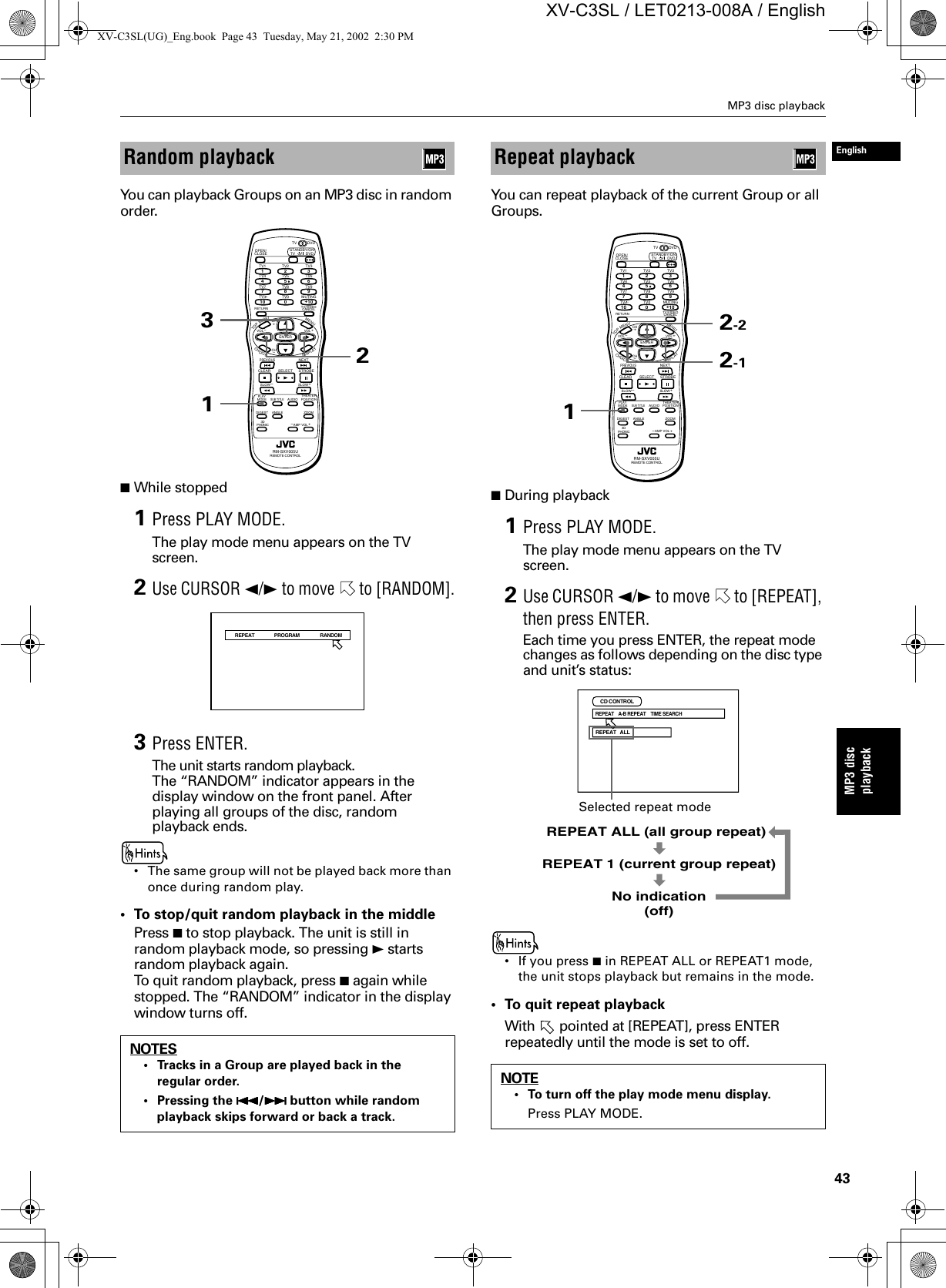 Jvc Xv C3sl Let0213 008a Eng User Manual C3sl 008a