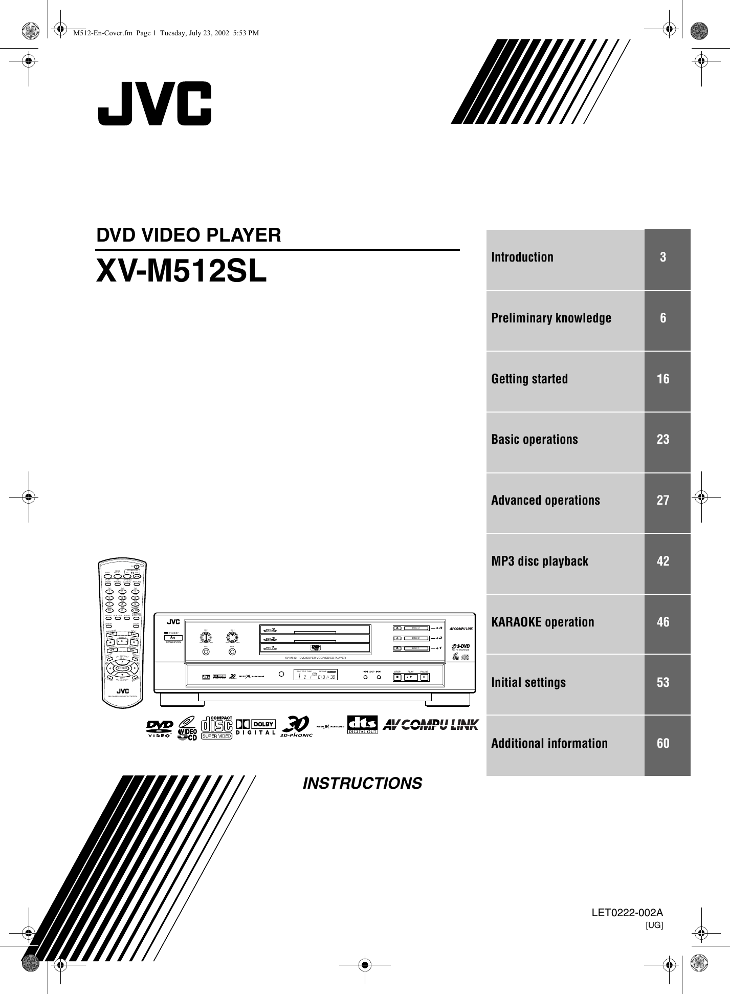 XVM512SL User Guide Page 1