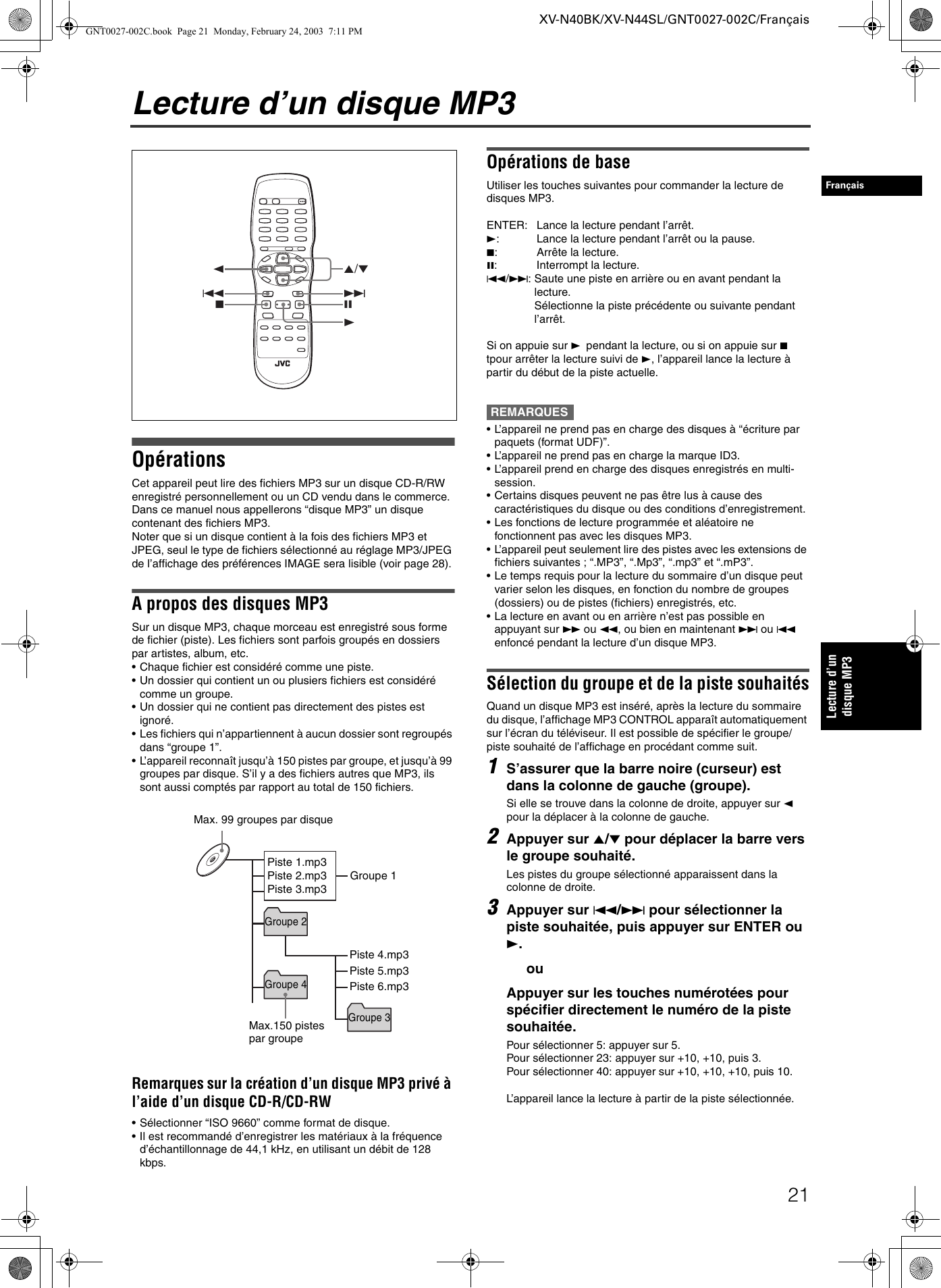 Jvc Xv N40bk N40bk Xv N44sl User Manual Gnt0027 002c