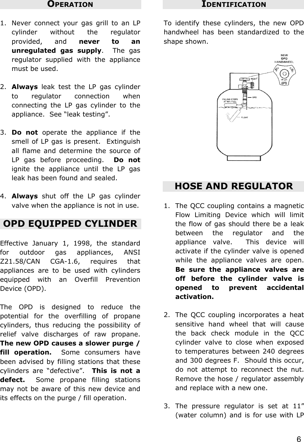 Page 6 of 12 - Jackson Jackson-Jg3-Users-Manual Grills Manual