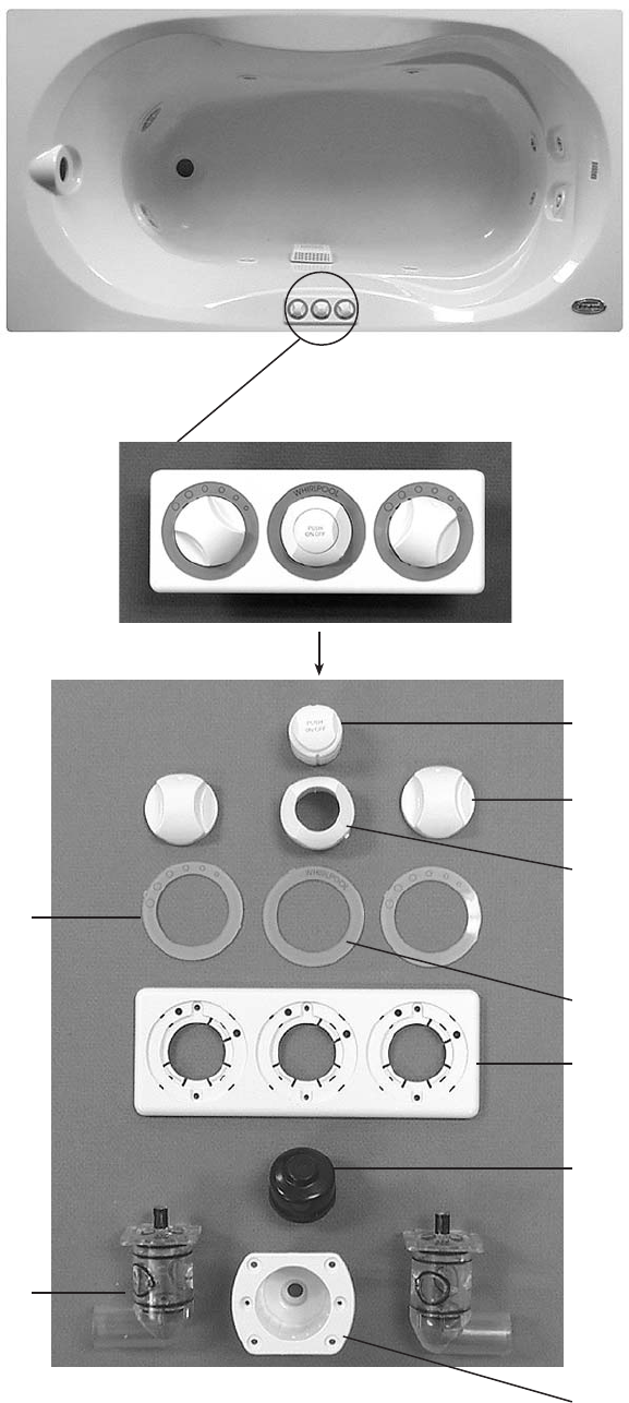 Jacuzzi Espree Series Users Manual U961E Wrepair Pts