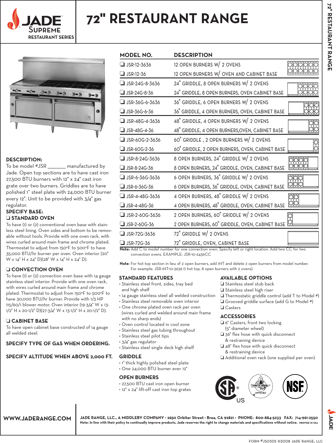 Jade Range Jsr 12 36 Users Manual 08_RestaurantRanges