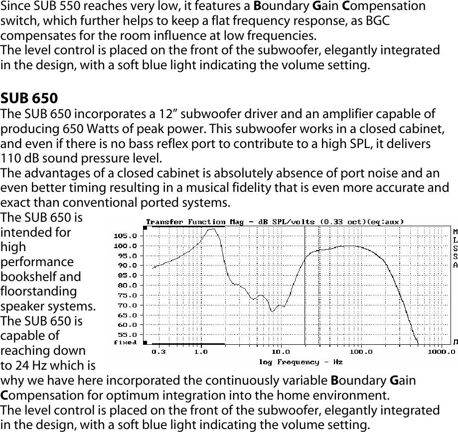 Page 4 of 9 - Jamo Jamo-250-Users-Manual SUB 250 - 650