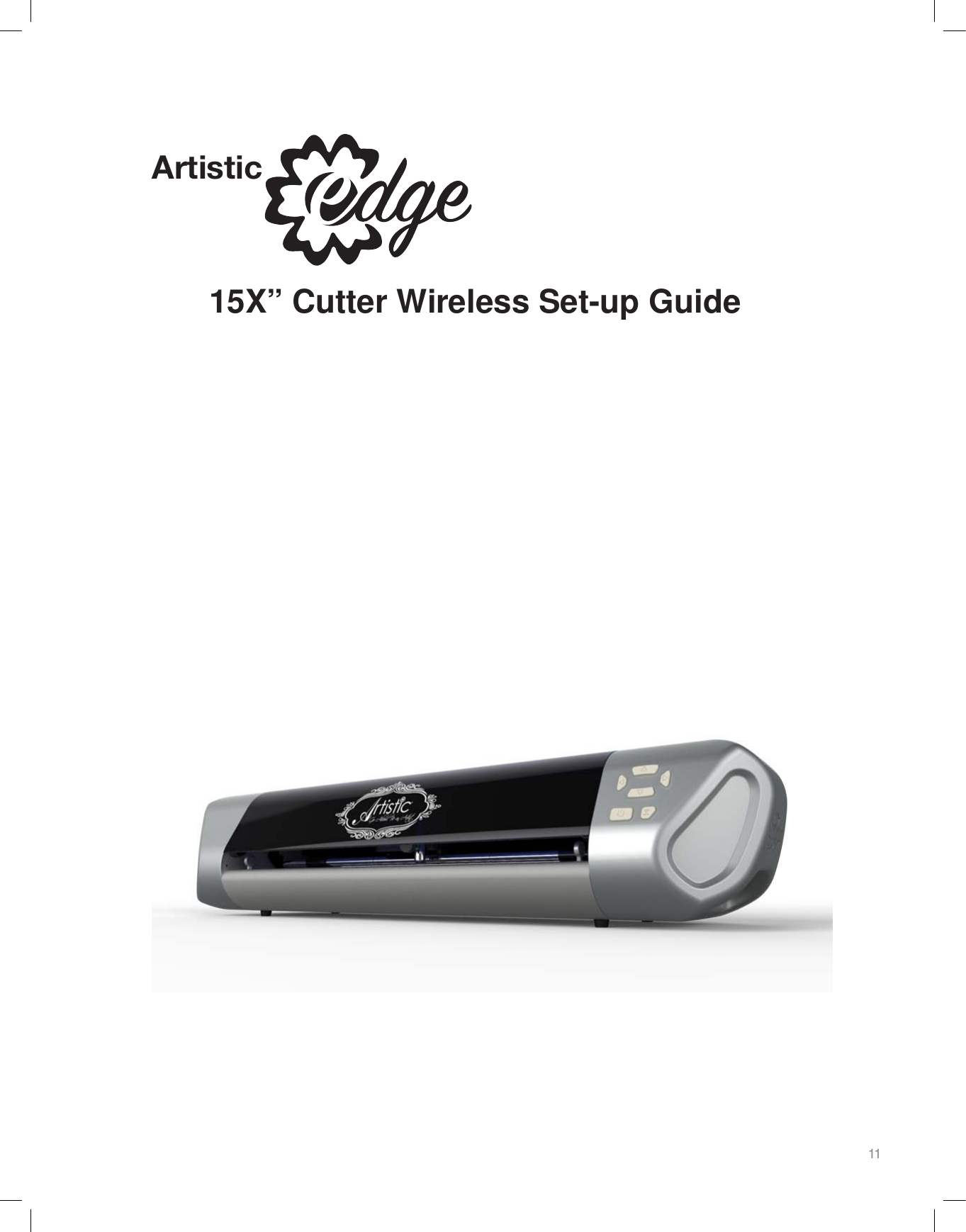 1115X” Cutter Wireless Set-up Guide  Artistic