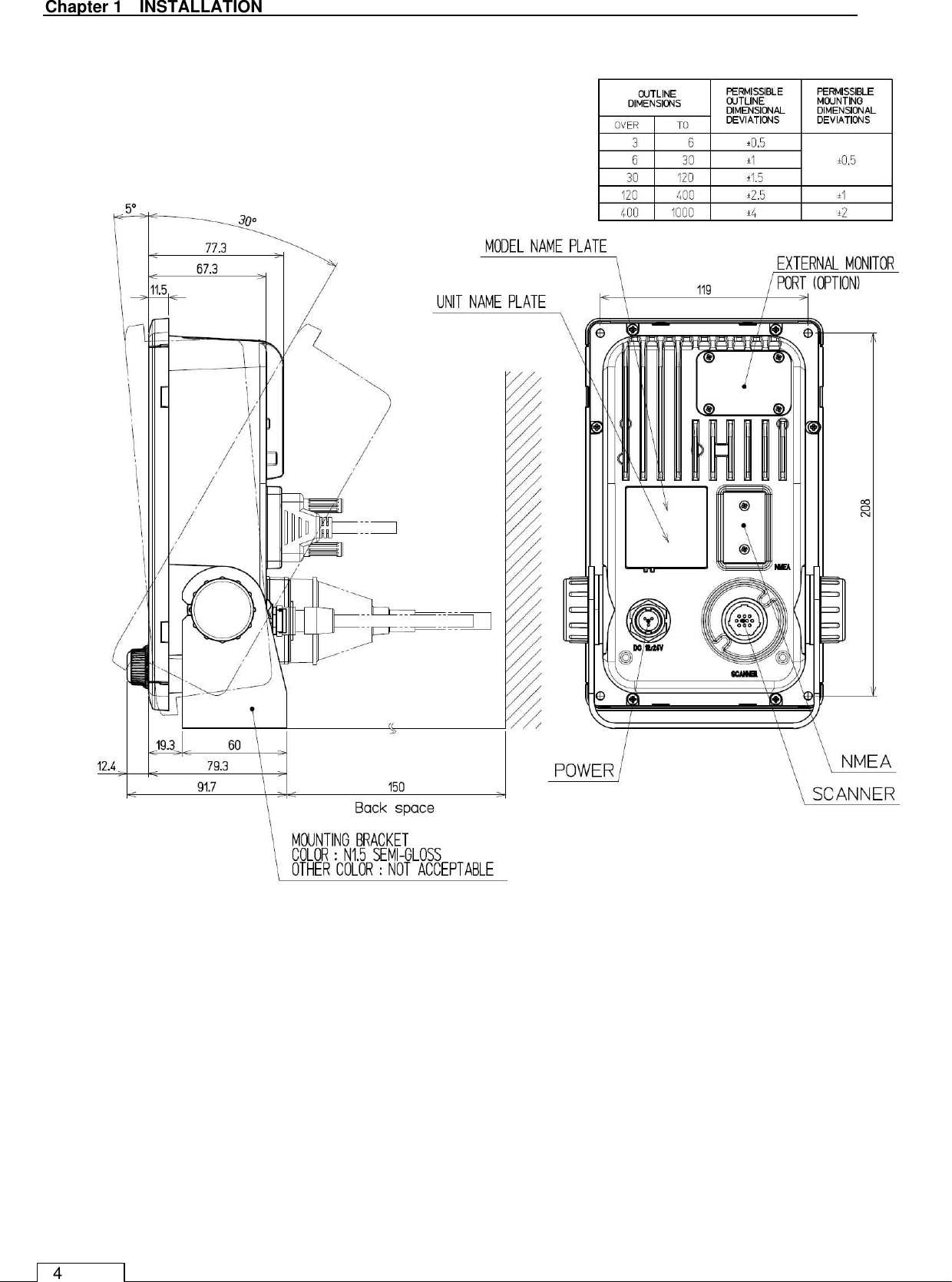   Chapter 1    INSTALLATION 4                                     