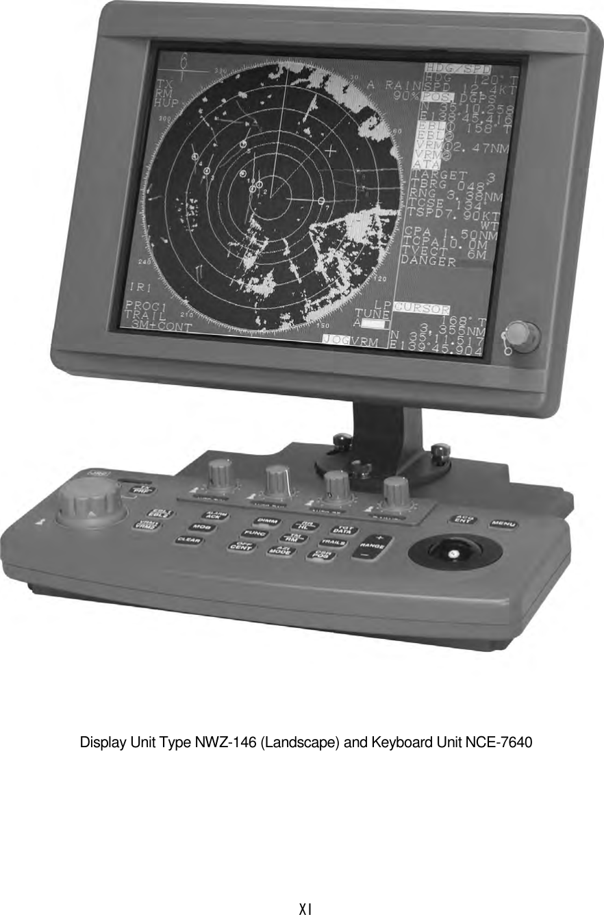  XI  Display Unit Type NWZ-146 (Landscape) and Keyboard Unit NCE-7640 