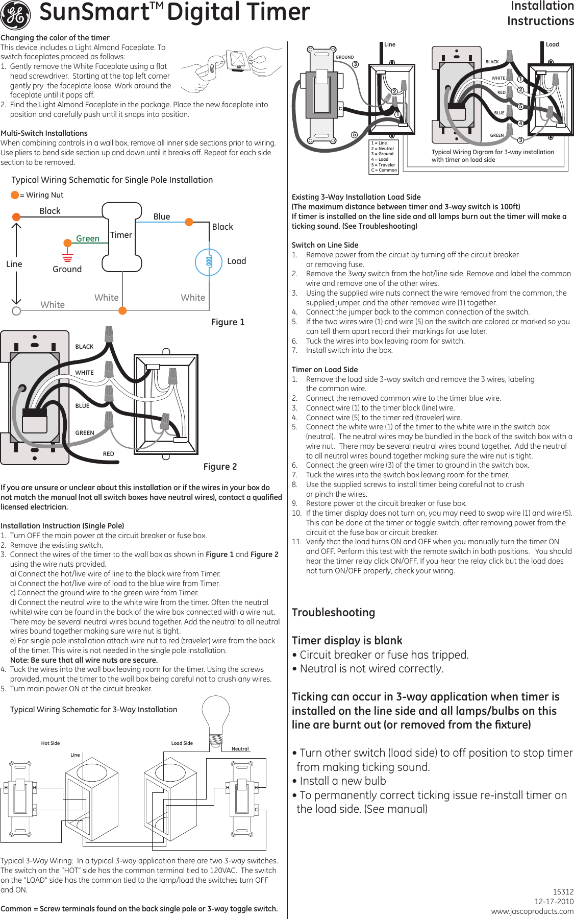 Jasco 15312 Instruction Manual