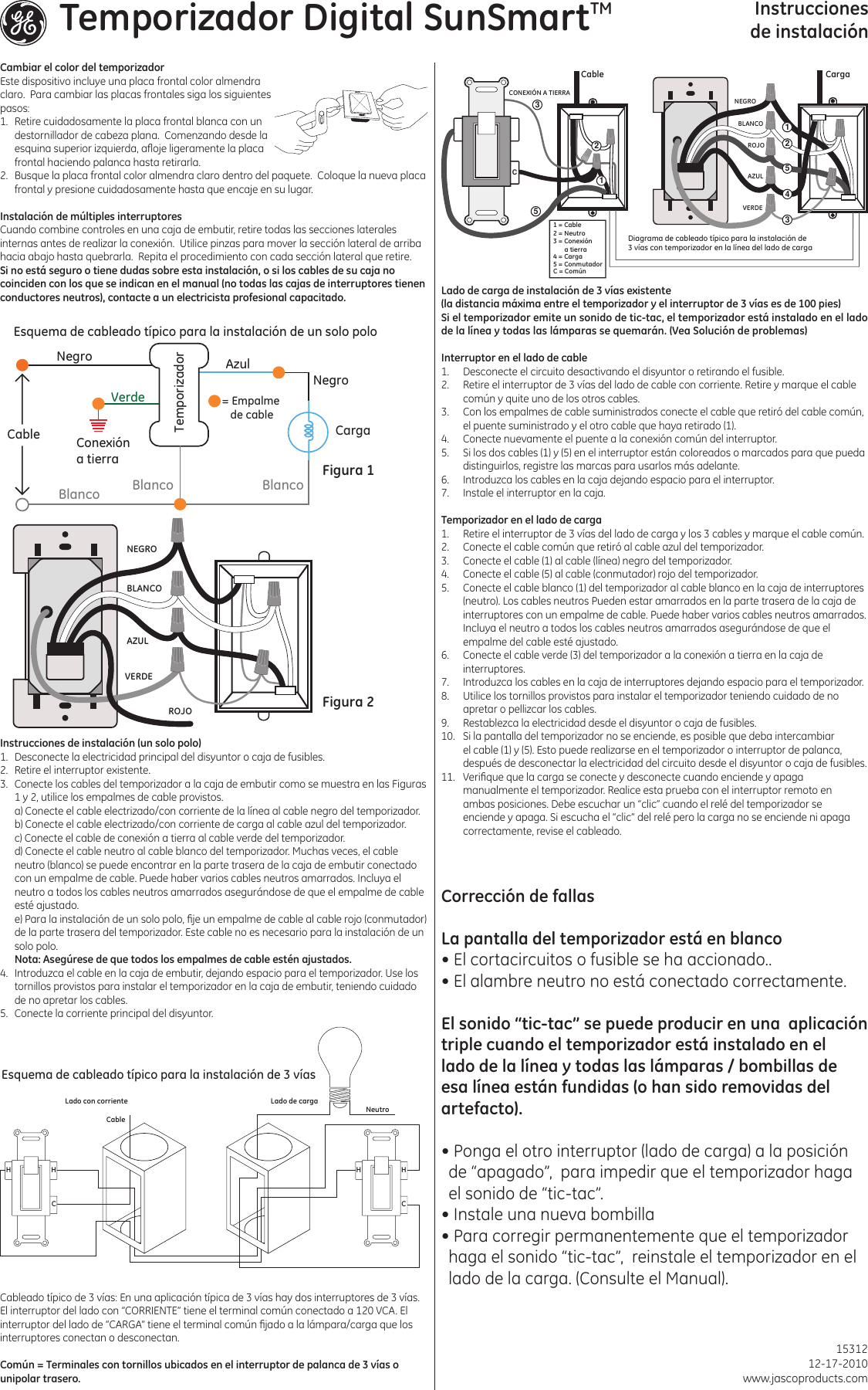 Jasco 15312 Instruction Manual