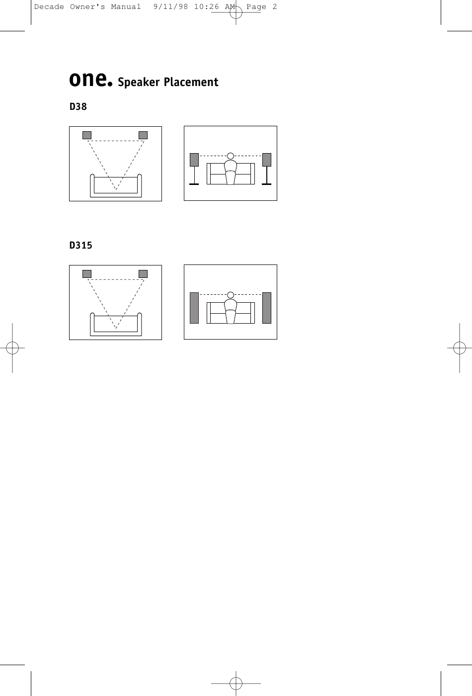 Page 2 of 4 - Jbl Jbl-D38-Users-Manual- Decade Owner's Manual  Jbl-d38-users-manual