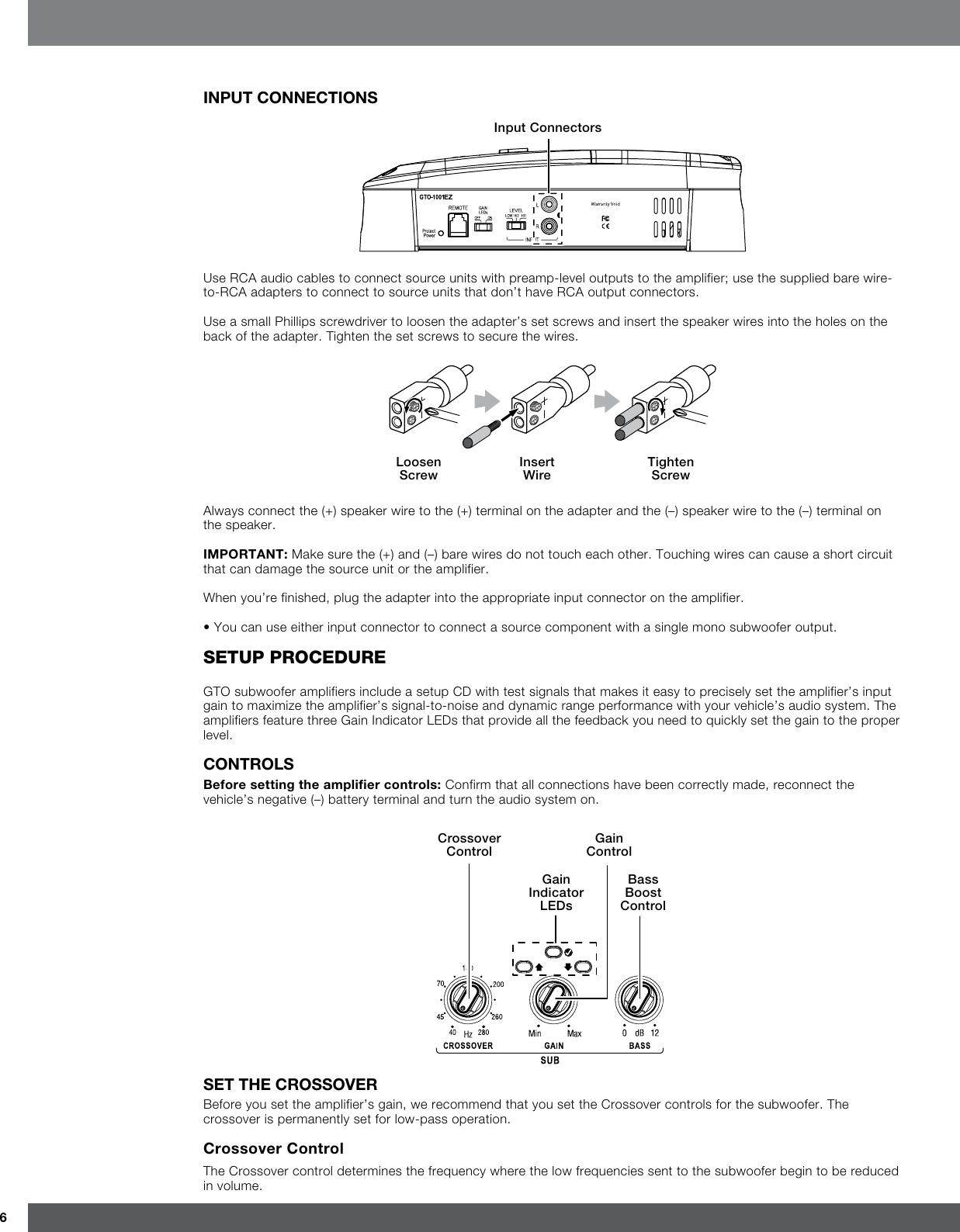 Page 6 of 11 - Jbl Jbl-Gto-1001Ez-Users-Manual-  Jbl-gto-1001ez-users-manual
