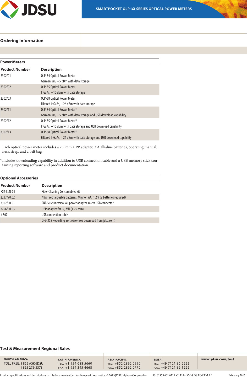 Page 4 of 4 - Jds-Uniphase Jds-Uniphase-Smartpocket-230201-Users-Manual-  Jds-uniphase-smartpocket-230201-users-manual