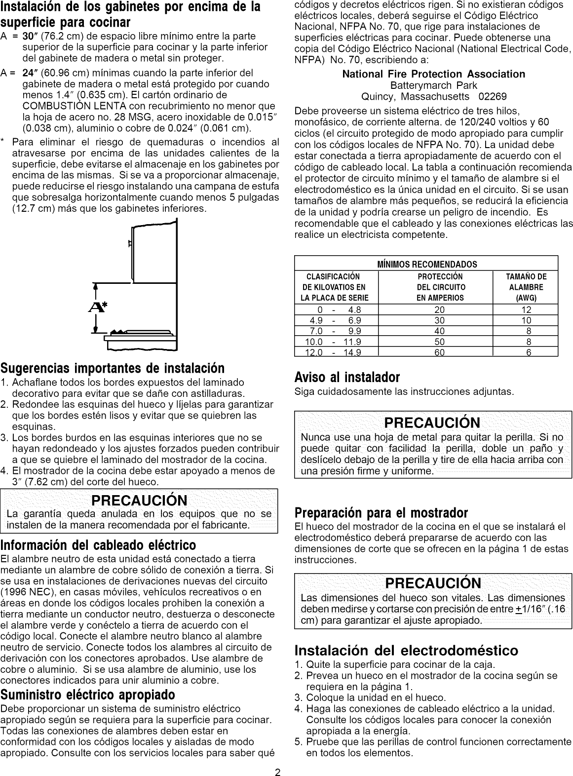 Jenn Air JEC9536BDB13 User Manual 36 ELECTRIC COOKTOP Manuals And Guides 1203658L