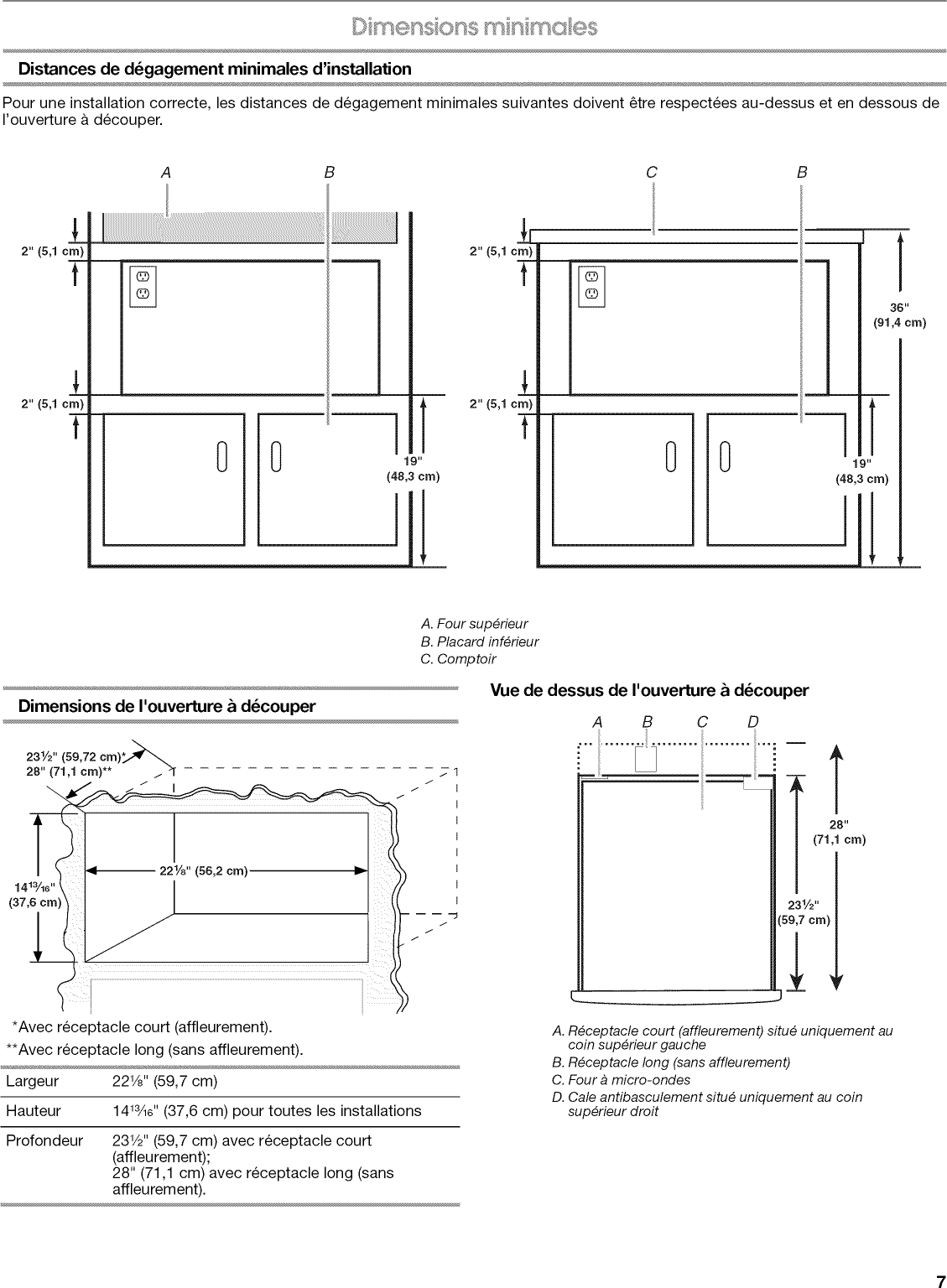 Page 7 of 12 - Jenn-Air JMD2124WS0 User Manual  BUILT-IN MICROWAVE OVEN - Manuals And Guides L0912048