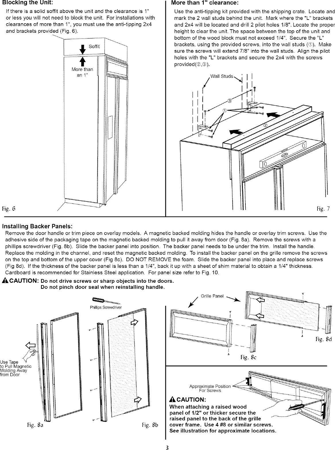 Page 3 of 6 - Jenn-Air JS42PPDBDA User Manual  BUILT-IN REFRIGERATOR - Manuals And Guides L0410282