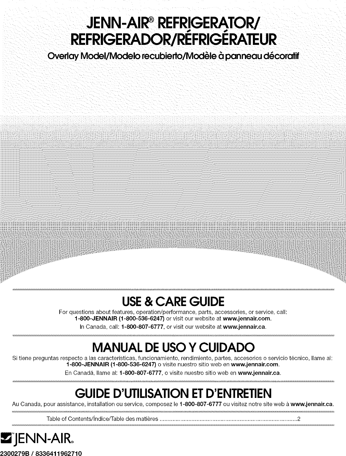 Jenn Air JUR248LBCX00 User Manual REFRIGERATOR COMPACT Manuals And