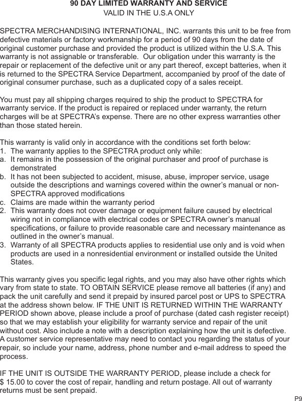 Page 10 of 11 - Jensen Jensen-Hello-Kitty-Kt2054-Users-Manual-  Jensen-hello-kitty-kt2054-users-manual