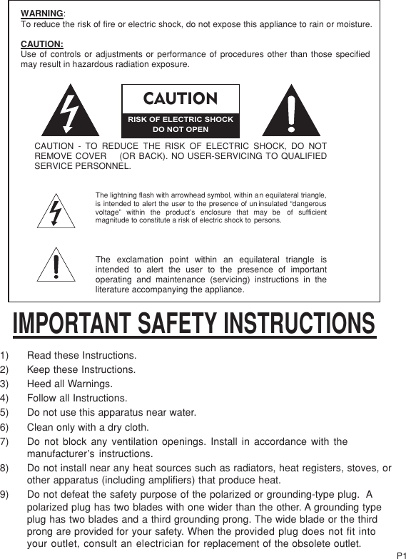 Page 2 of 11 - Jensen Jensen-Hello-Kitty-Kt2054-Users-Manual-  Jensen-hello-kitty-kt2054-users-manual