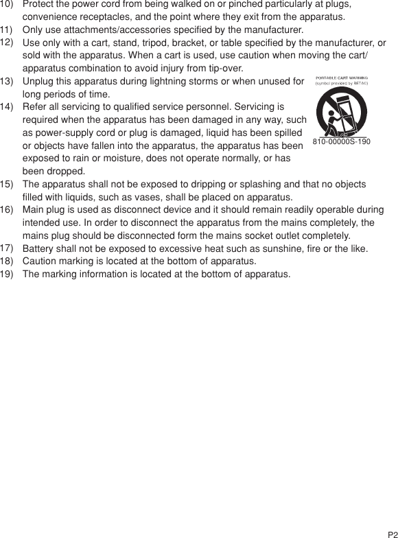 Page 3 of 11 - Jensen Jensen-Hello-Kitty-Kt2054-Users-Manual-  Jensen-hello-kitty-kt2054-users-manual