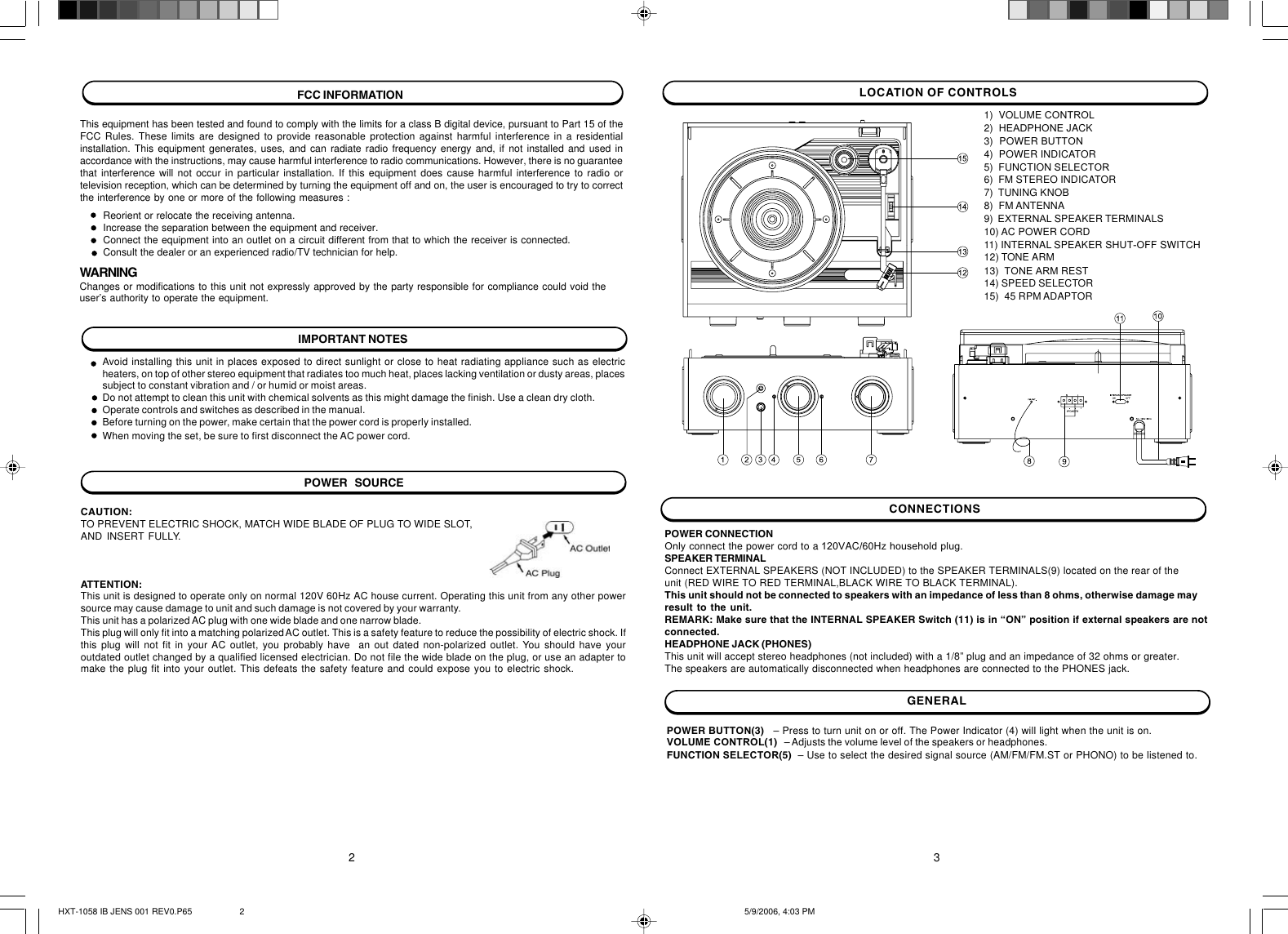 Page 2 of 3 - Jensen Jensen-Jta-220-Users-Manual- JTA-220 EIB JENS 001 REV2  Jensen-jta-220-users-manual