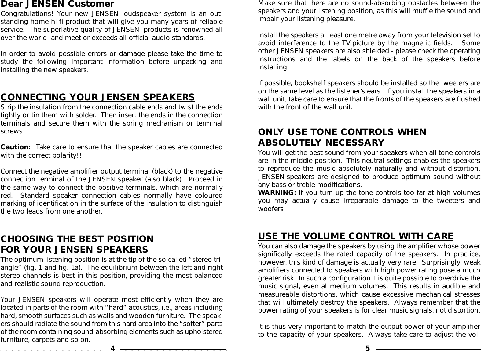 Page 3 of 9 - Jensen Jensen-Powerstation-Users-Manual- SPK 040203 INST_JPC25  Jensen-powerstation-users-manual