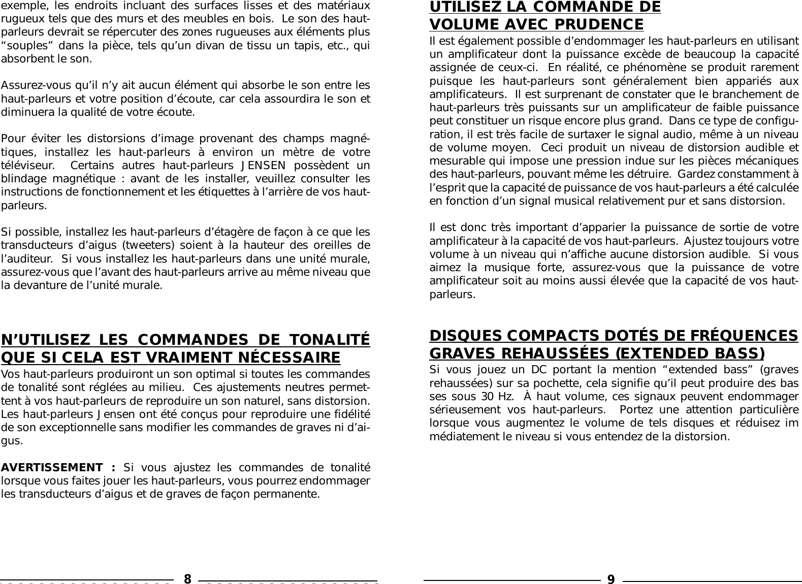 Page 5 of 9 - Jensen Jensen-Powerstation-Users-Manual- SPK 040203 INST_JPC25  Jensen-powerstation-users-manual