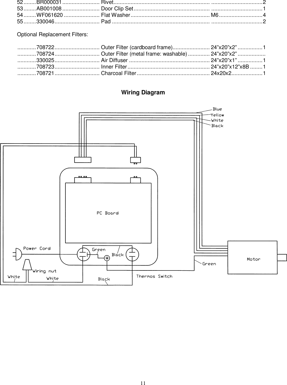 Page 11 of 11 - Jet-Tools Jet-Tools-Afs-2000-Users-Manual-  Jet-tools-afs-2000-users-manual