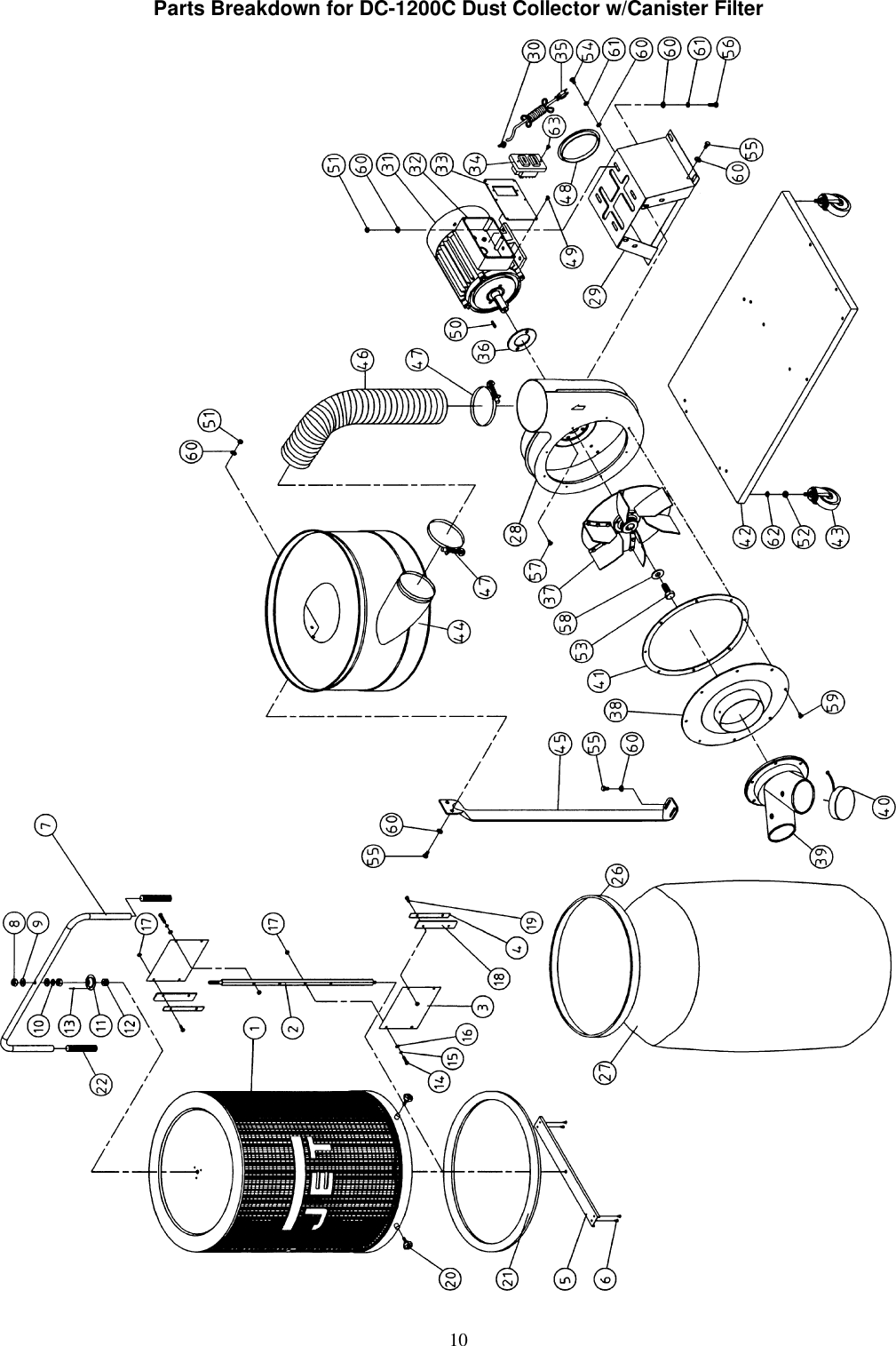 Jet Tools Dc 1200C Users Manual