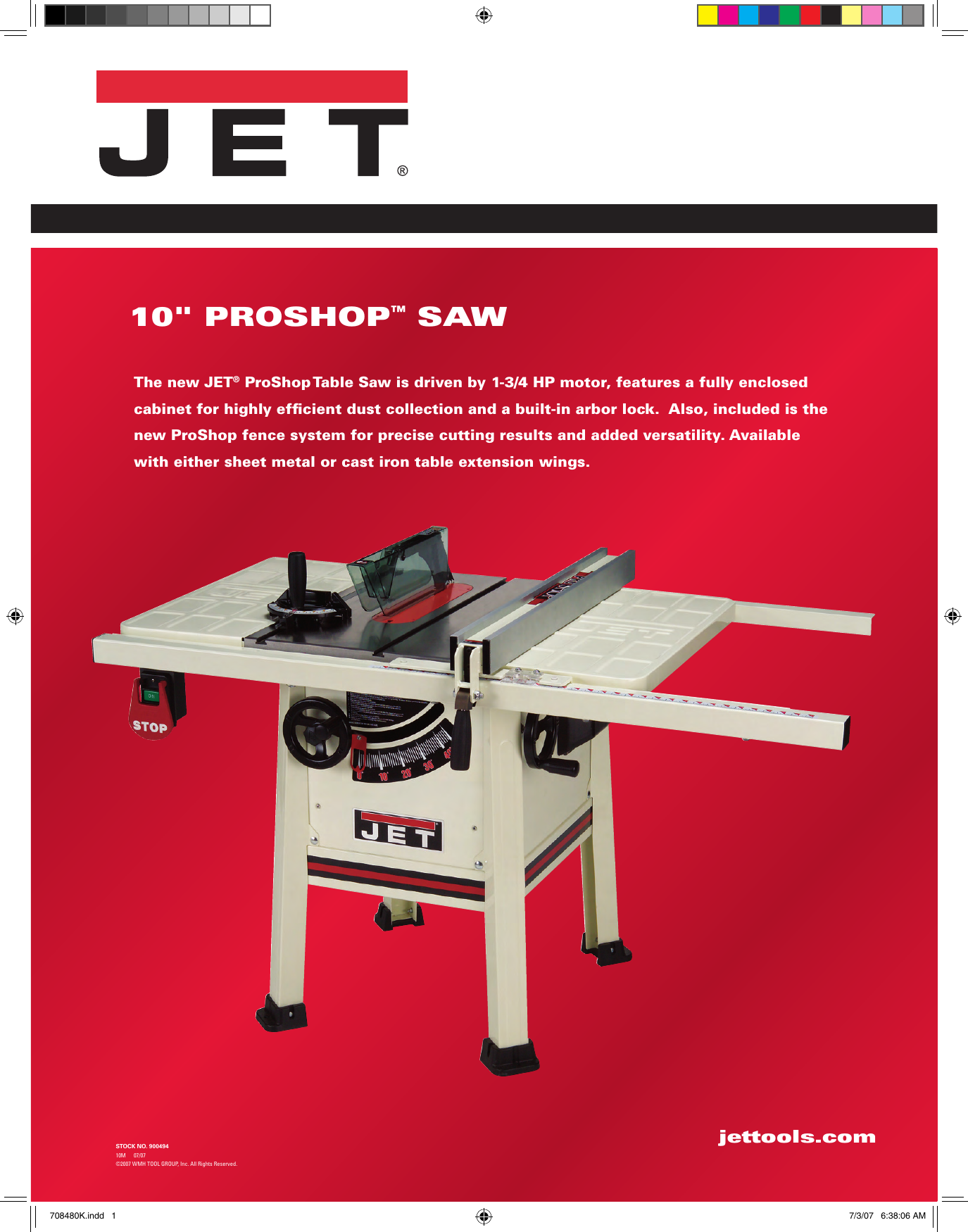 Jet Tools Jps 10Ts Users Manual 708480K