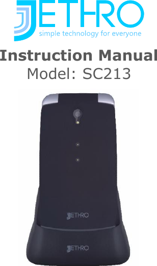  Instruction Manual Model: SC213           