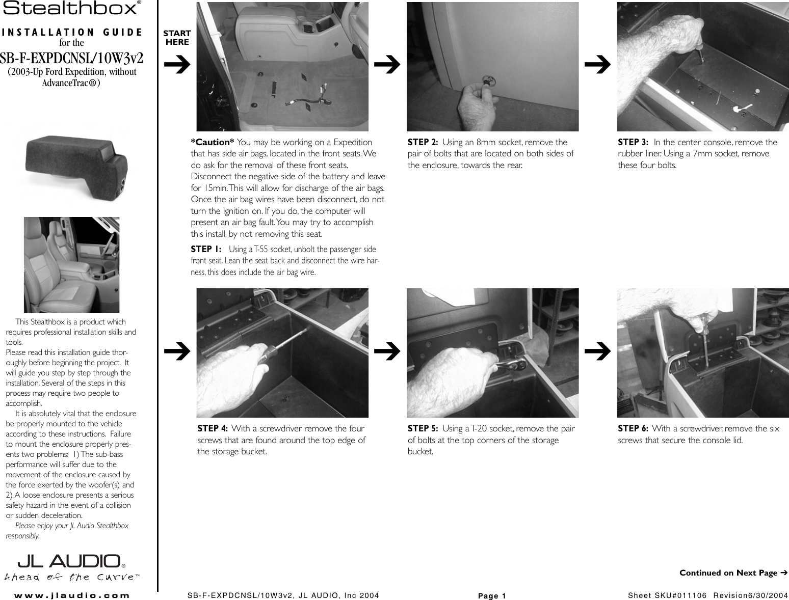 Jl Audio Sb F Expdcnsl Users Manual Expdcnsl 10w3v2