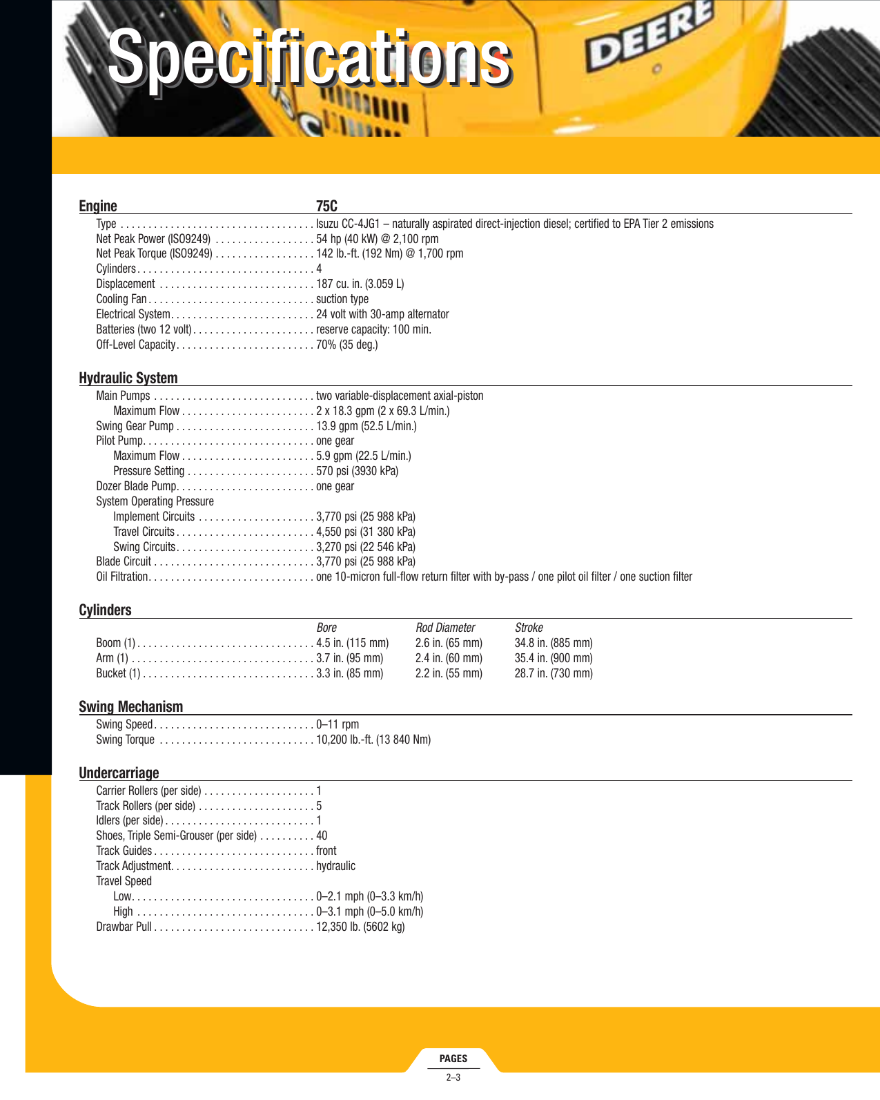 Page 2 of 6 - John-Deere-Products-And-Services John-Deere-Products-And-Services-75C-Users-Manual-  John-deere-products-and-services-75c-users-manual