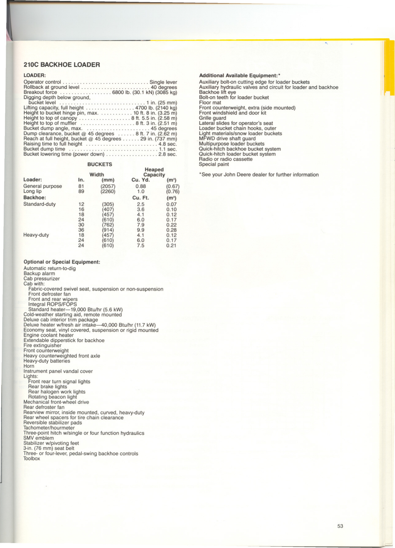 Page 5 of 5 - John-Deere John-Deere-210C-Users-Manual-  John-deere-210c-users-manual