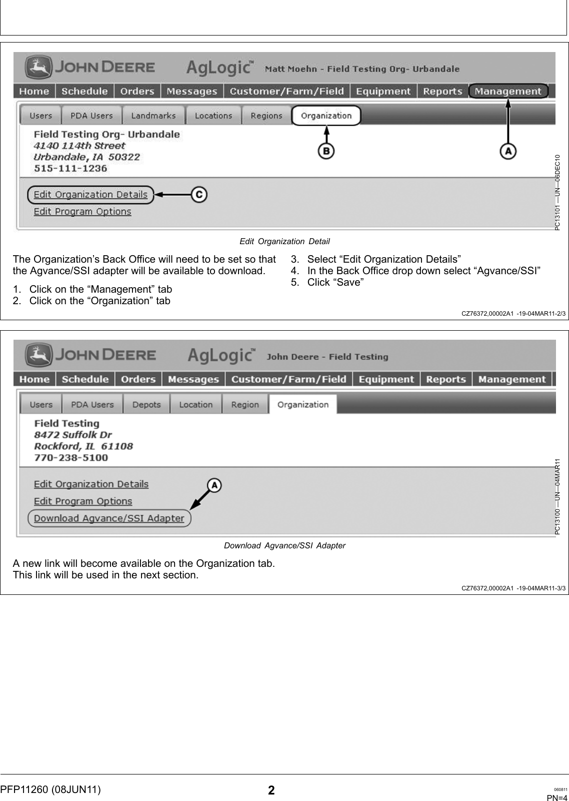 Page 4 of 12 - John-Deere John-Deere-Pfp11260-Users-Manual-  John-deere-pfp11260-users-manual