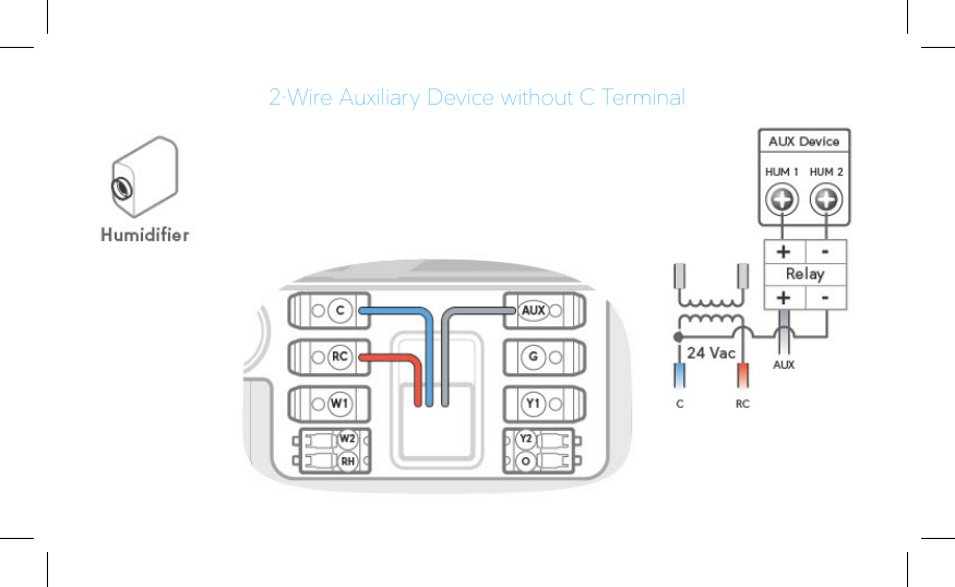 2-Wire Auxiliary Device without C Terminal