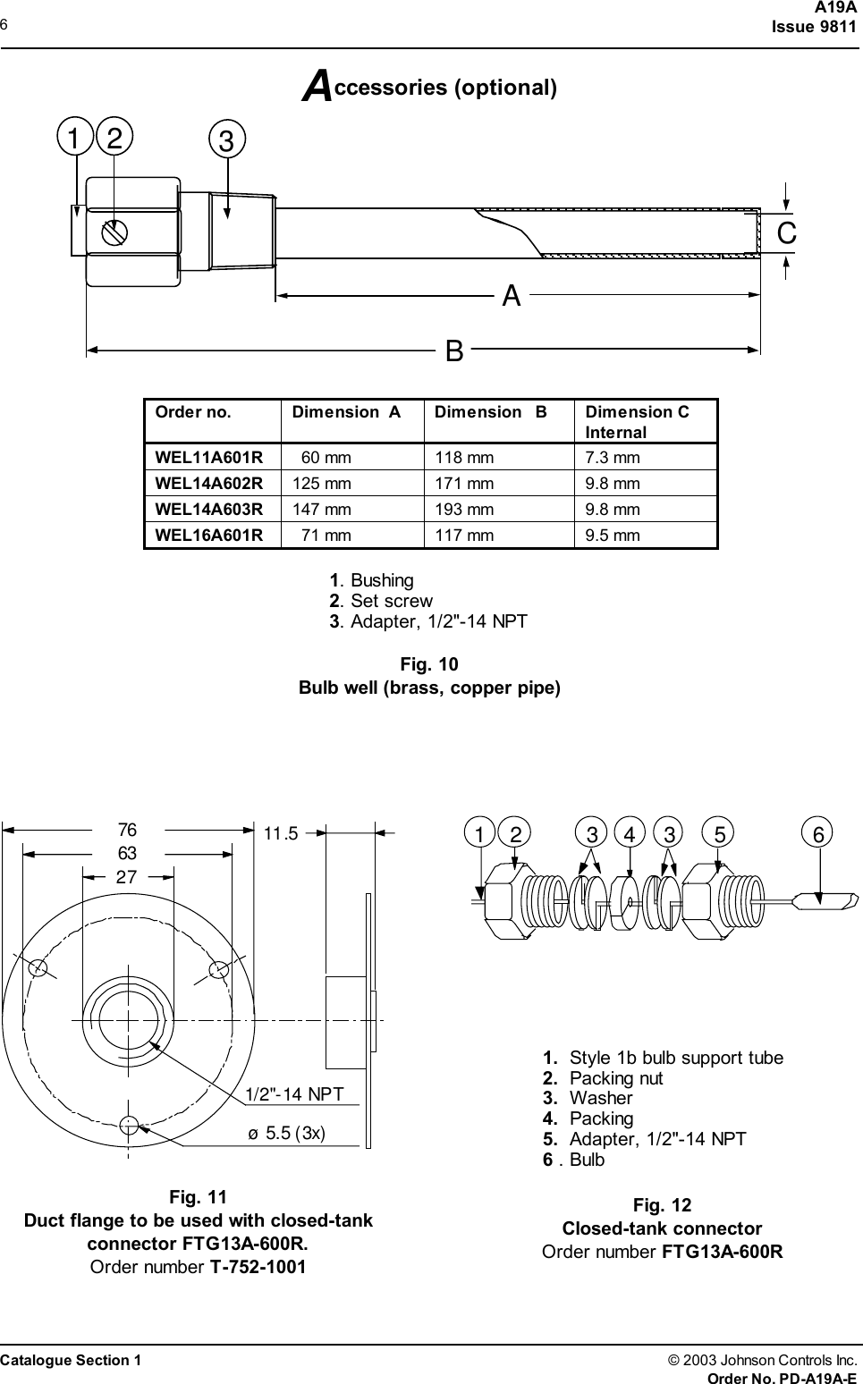 Page 6 of 10 - Johnson-Controls Johnson-Controls-A19A-Users-Manual- PDA19AE  Johnson-controls-a19a-users-manual