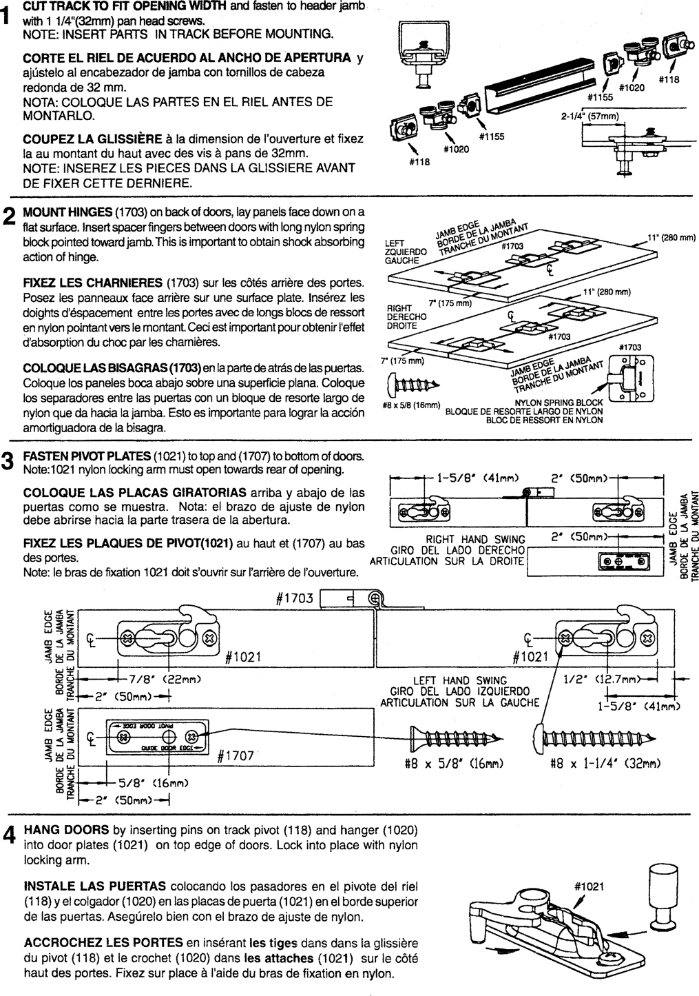 Page 2 of 4 - Johnson-Hardware Johnson-Hardware-111Fd362-Users-Manual-  Johnson-hardware-111fd362-users-manual