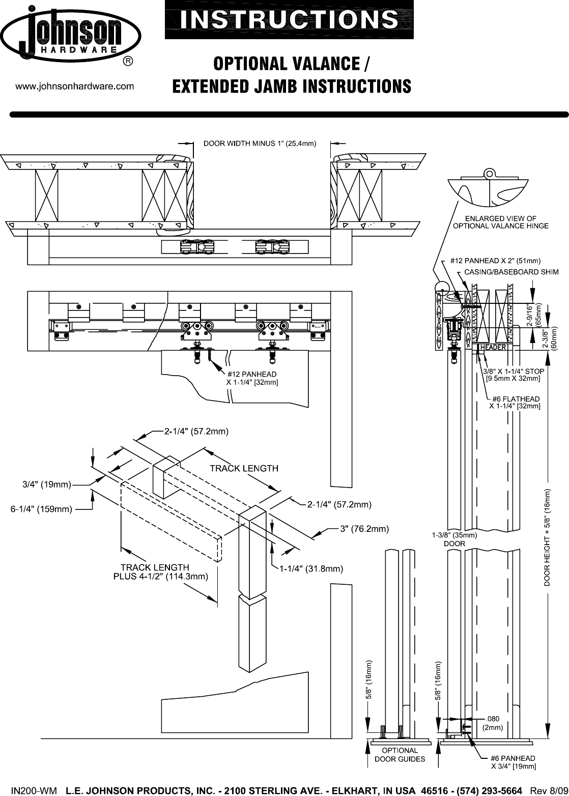 Page 2 of 2 - Johnson-Hardware Johnson-Hardware-200-Users-Manual- I  Johnson-hardware-200-users-manual