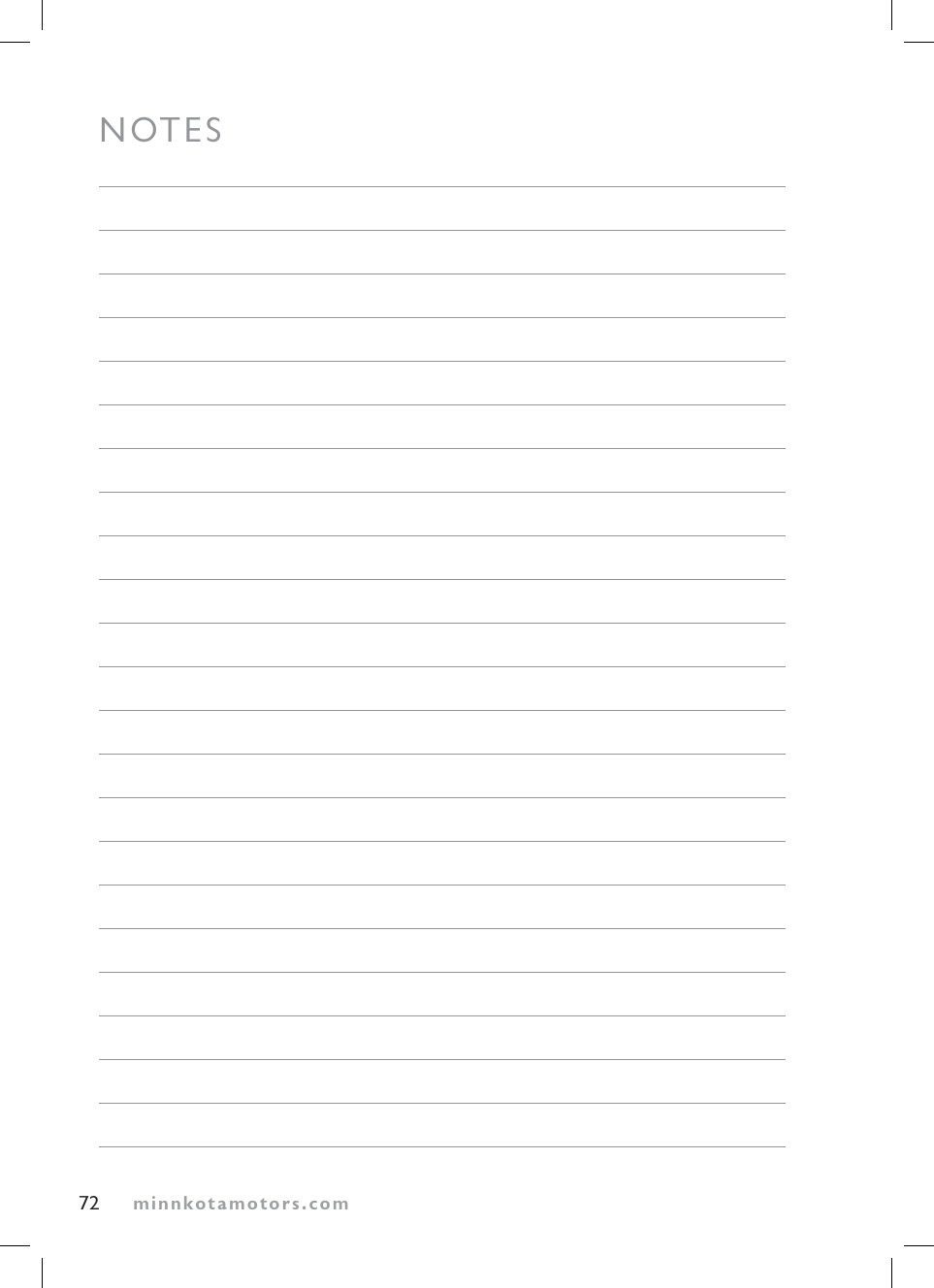 minnkotamotors.com72NOTES