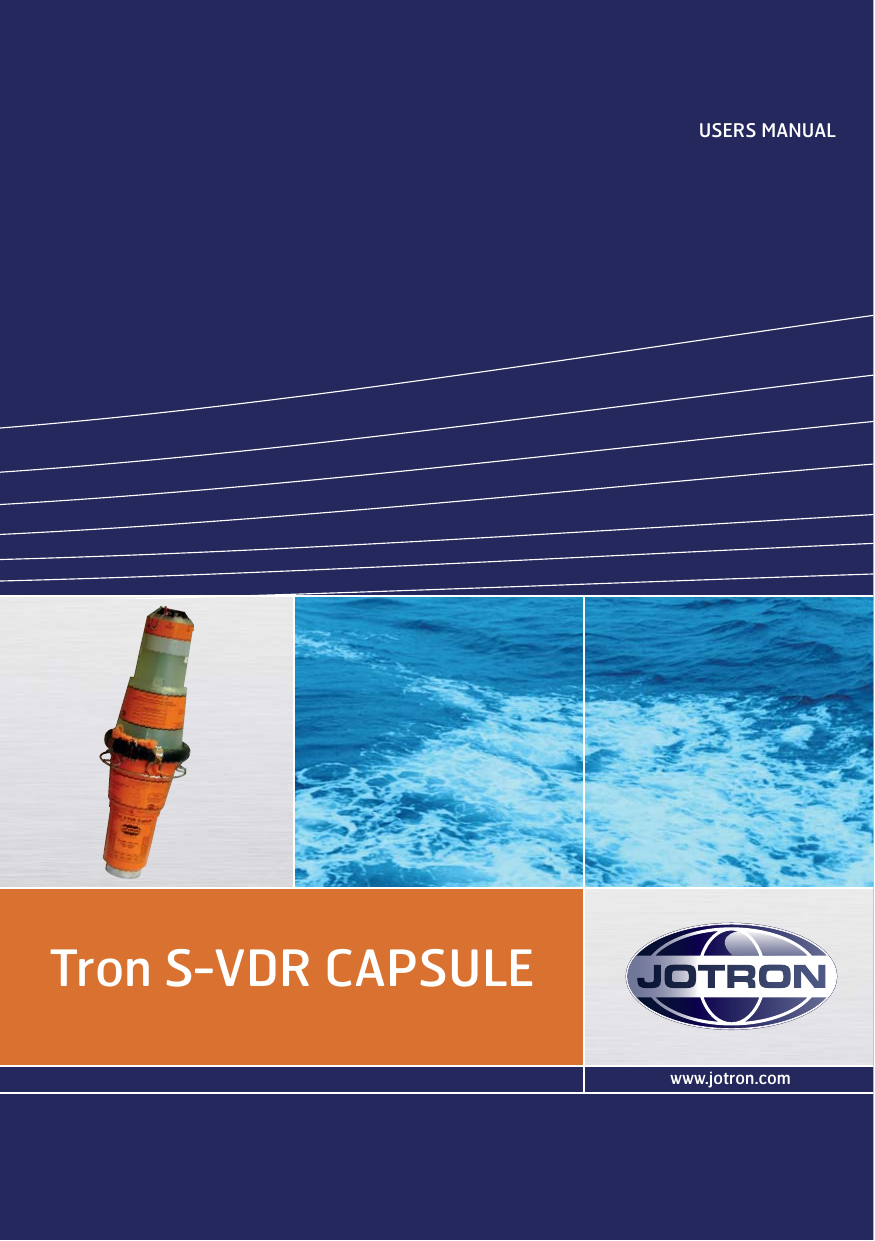 www.jotron.comTron S-VDR CAPSULE USERS MANUAL