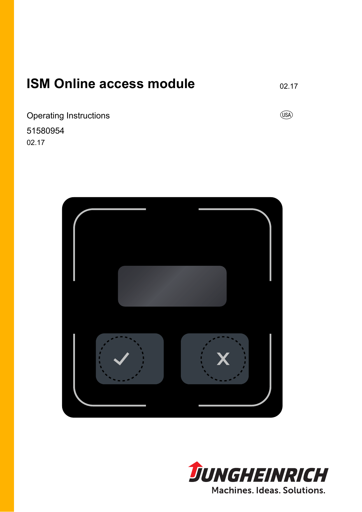 ISM Online access module 02.17Operating Instructions u5158095402.17