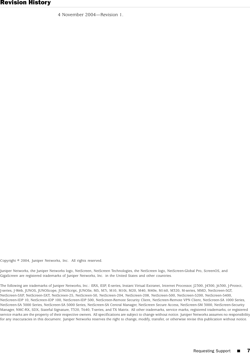 Juniper Networks J4300 Users Manual Print Preview C