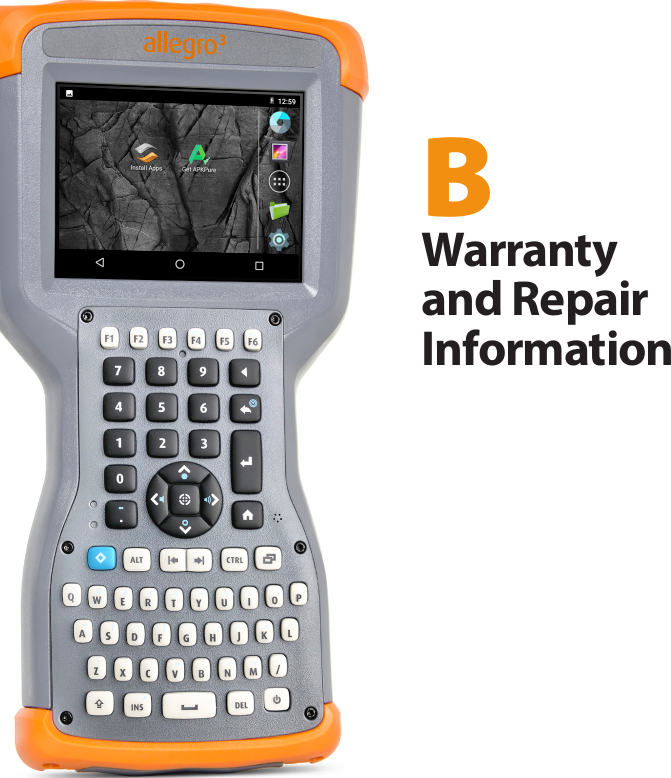 BWarranty and Repair Information