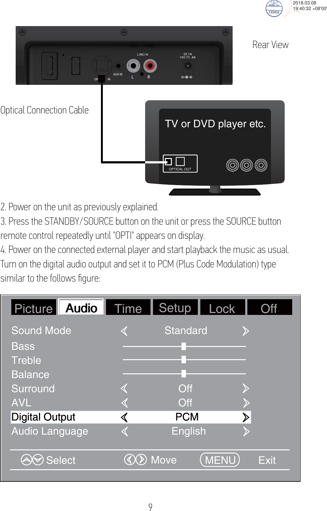 Page 10 of Junlan Electronic SBB70759 Bluetooth soundbar User Manual SBB 55210                  V4