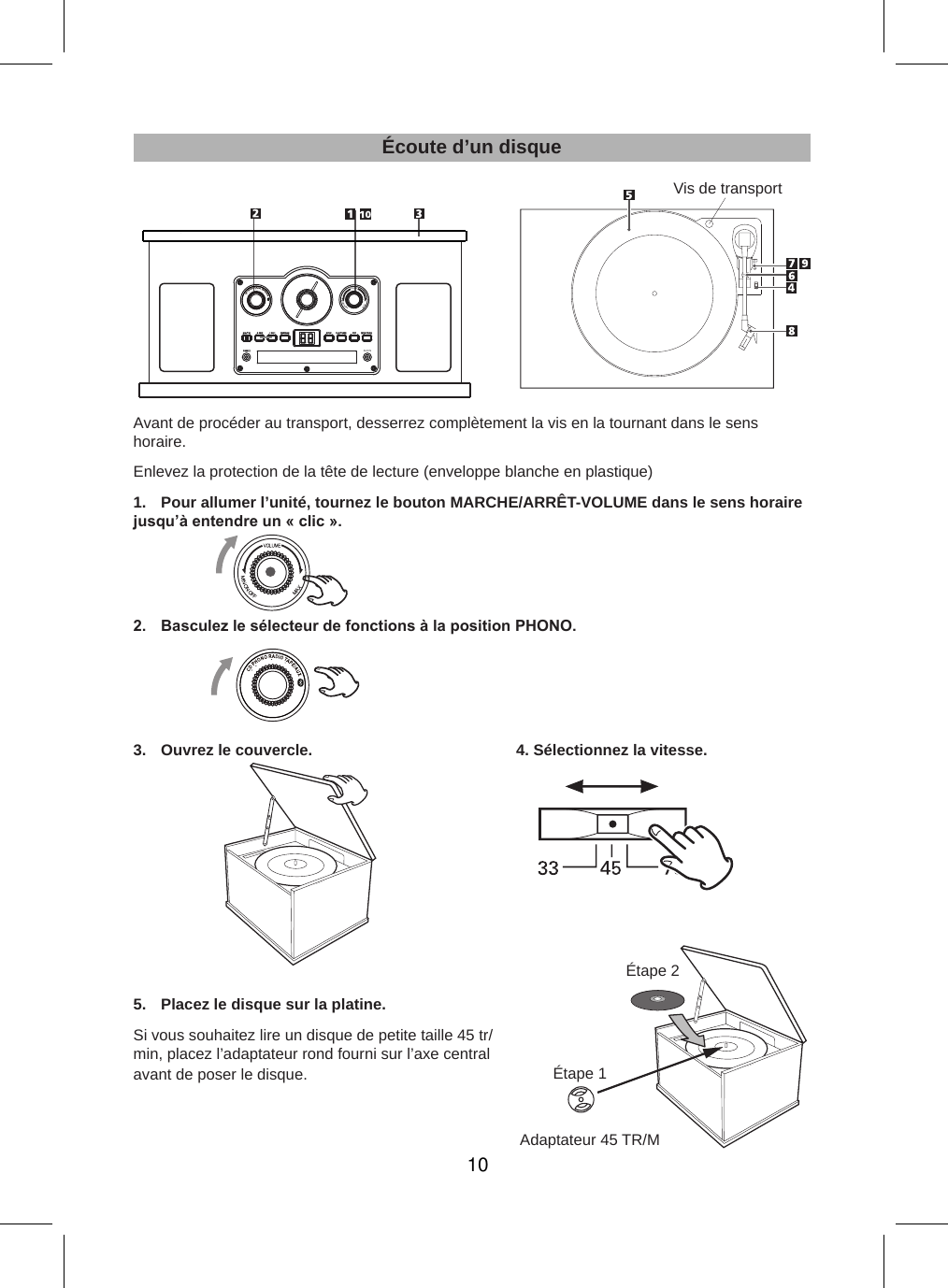 Page 30 of Junlan Electronic SRCD838BT Nostalgia 6 in 1 Turntable Radio User Manual                     1