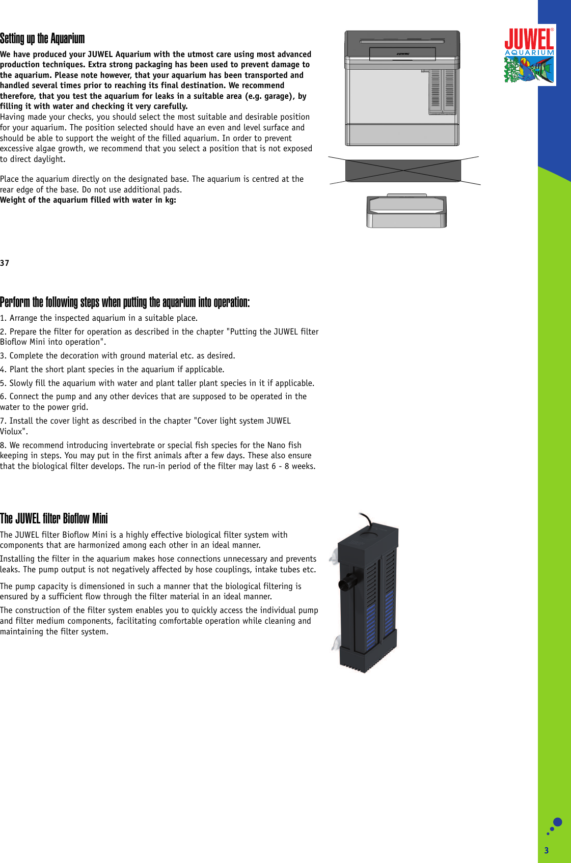 Page 3 of 9 - Juwel Juwel-Vio-Users-Manual- Gebrauchsanweisung  Juwel-vio-users-manual