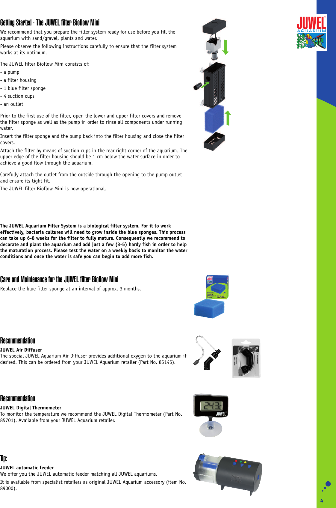 Page 4 of 9 - Juwel Juwel-Vio-Users-Manual- Gebrauchsanweisung  Juwel-vio-users-manual
