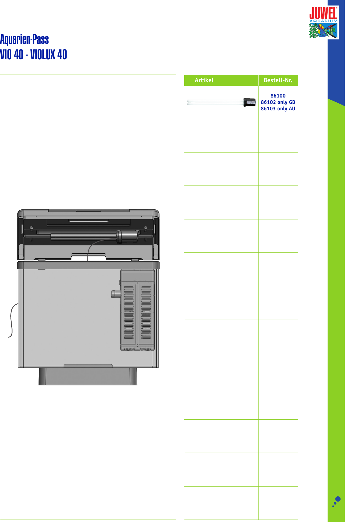Page 8 of 9 - Juwel Juwel-Vio-Users-Manual- Gebrauchsanweisung  Juwel-vio-users-manual