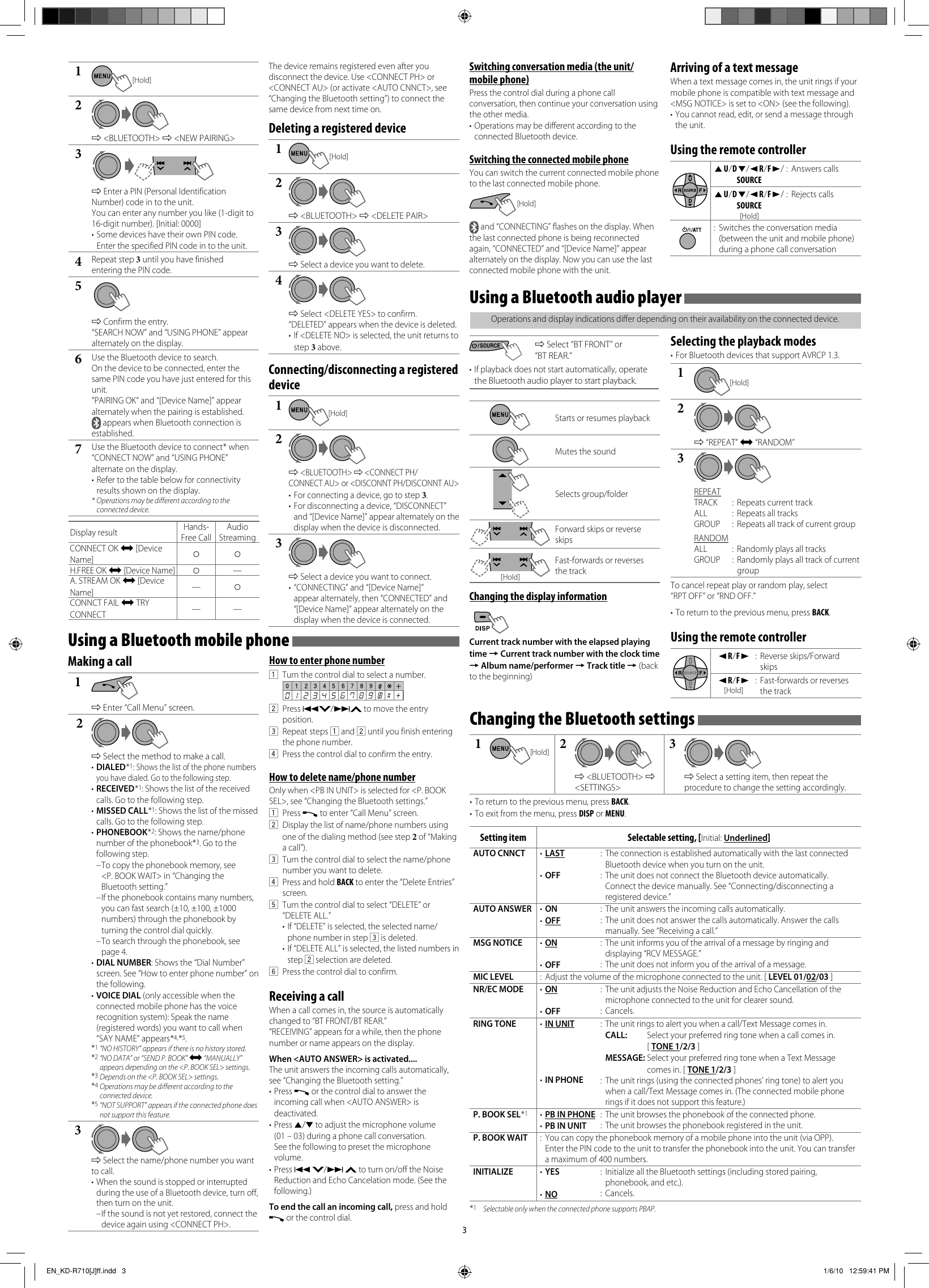 Page 3 of 8 - Jvc Jvc-Car-Stereo-System-Kd-R710-Users-Manual- EN_KD-R710[J]f  Jvc-car-stereo-system-kd-r710-users-manual