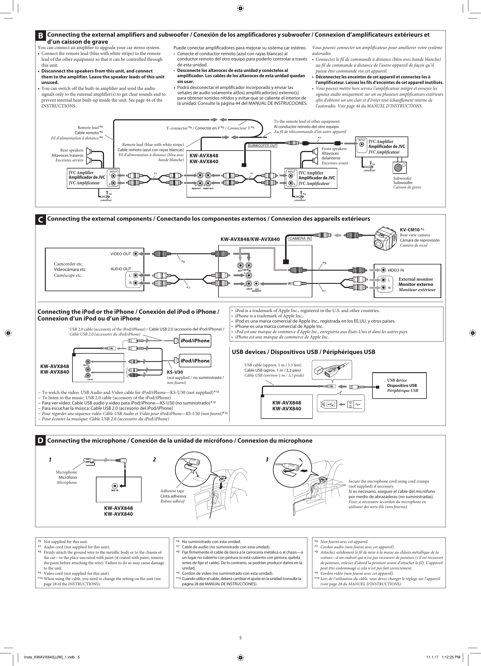 Page 5 of 6 - Jvc Jvc-Car-Stereo-System-Kw-Avx840-Users-Manual- KW-AVX848/KW-AVX840 [J/JW]  Jvc-car-stereo-system-kw-avx840-users-manual